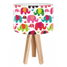 Table lamp BPS Kids Kolorowe sloniki mini-038