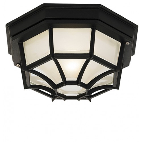 Outdoor ceiling lamp ENDON Parkway IP44 60W YG-0100-BL