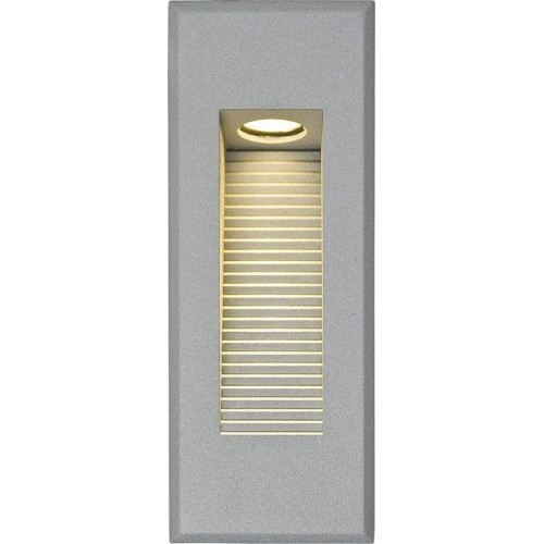 Outdoor built-in wall luminaire Nowodvorski SHIRE silver 5487