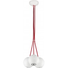 Pendant lamp Nowodvorski Bubble White-Red 6025