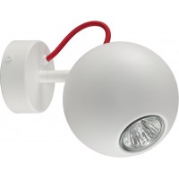 Sienas lampa-Brā Nowodvorski Bubble White-Red 6028