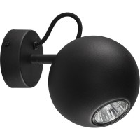 Sienas lampa-Brā Nowodvorski Bubble Black 6035