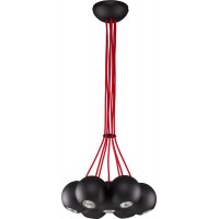 Подвесной светильник Nowodvorski Bubble Black-Red 6148