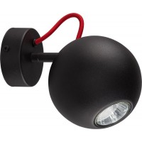 Sienas lampa-Brā Nowodvorski Bubble Black-Red 6153