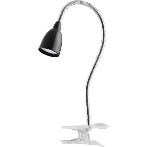 Galda lampa Nowodvorski Nassau Clip Black LED 6286