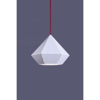 Suspended luminaire Nowodvorski DIAMOND WHITE-RED 6342