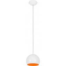 Pendant lamp Nowodvorski Ball White-Orange Fluo 6580