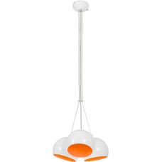 Pendant lamp Nowodvorski Ball White-Orange Fluo 6581