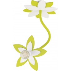 Sienas-griestu lampa Nowodvorski Flowers Green 6897