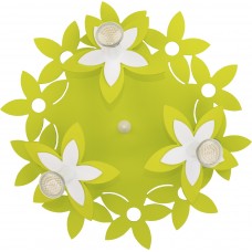 Sienas-griestu lampa Nowodvorski Flowers Green 6900