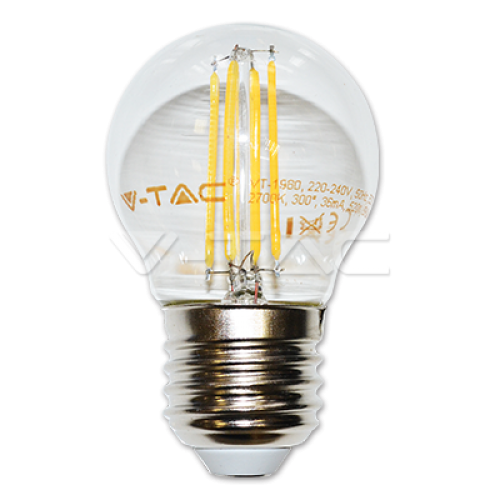 LED spuldze - LED Bulb - 4W Filament E27 G45 Warm White