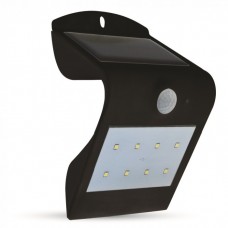 Āra sienas gaismeklis LED 1,5W(200Lm) ar krēslas sensoru( 3.7V Litija baterija 1200mA,paredzēts ēku fasādēm)IP65, 4000k+3000k