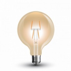 LED Bulb 4W Filament  E27 G80 Amber 2200K V-TAC 7148